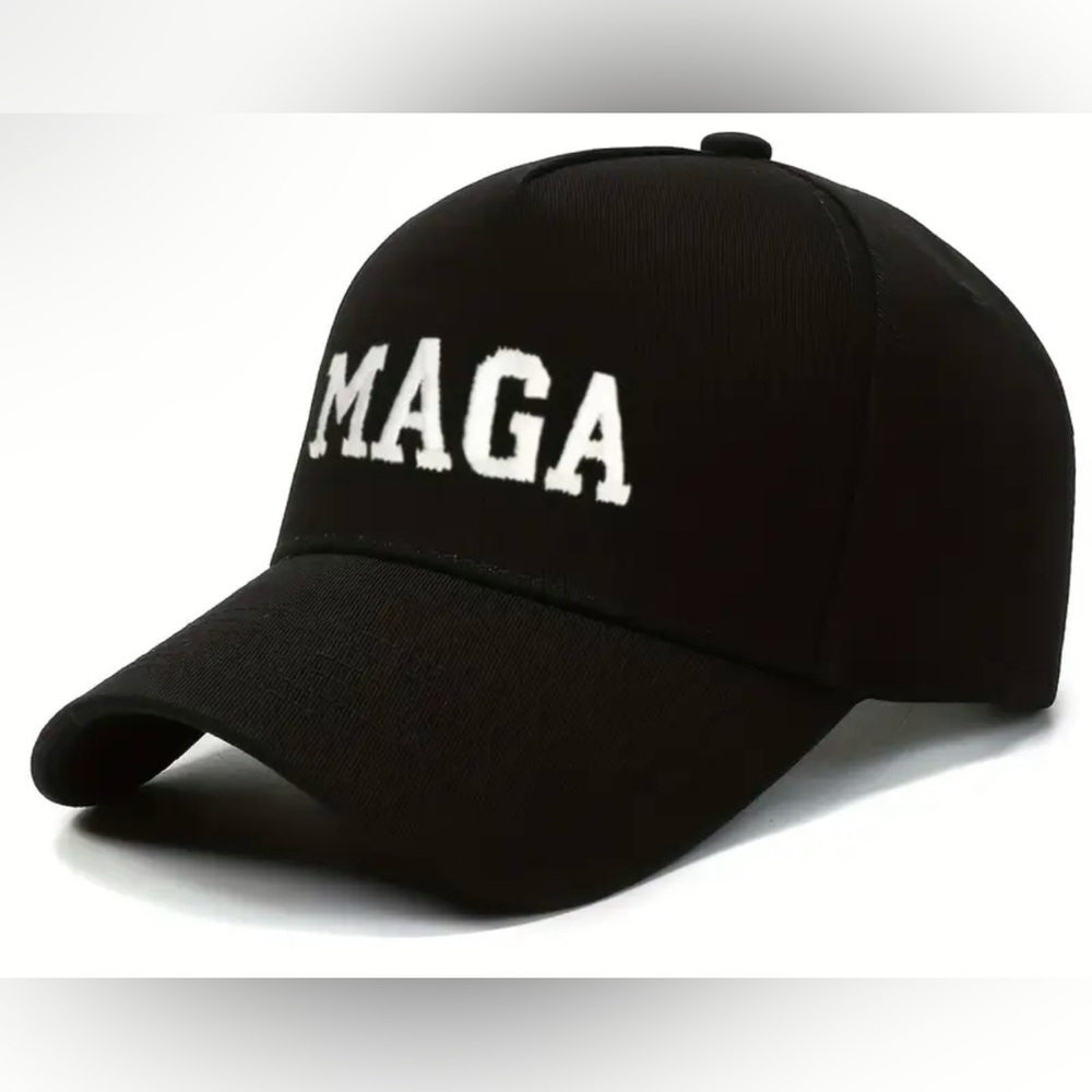Black adjustable Maga baseball cap